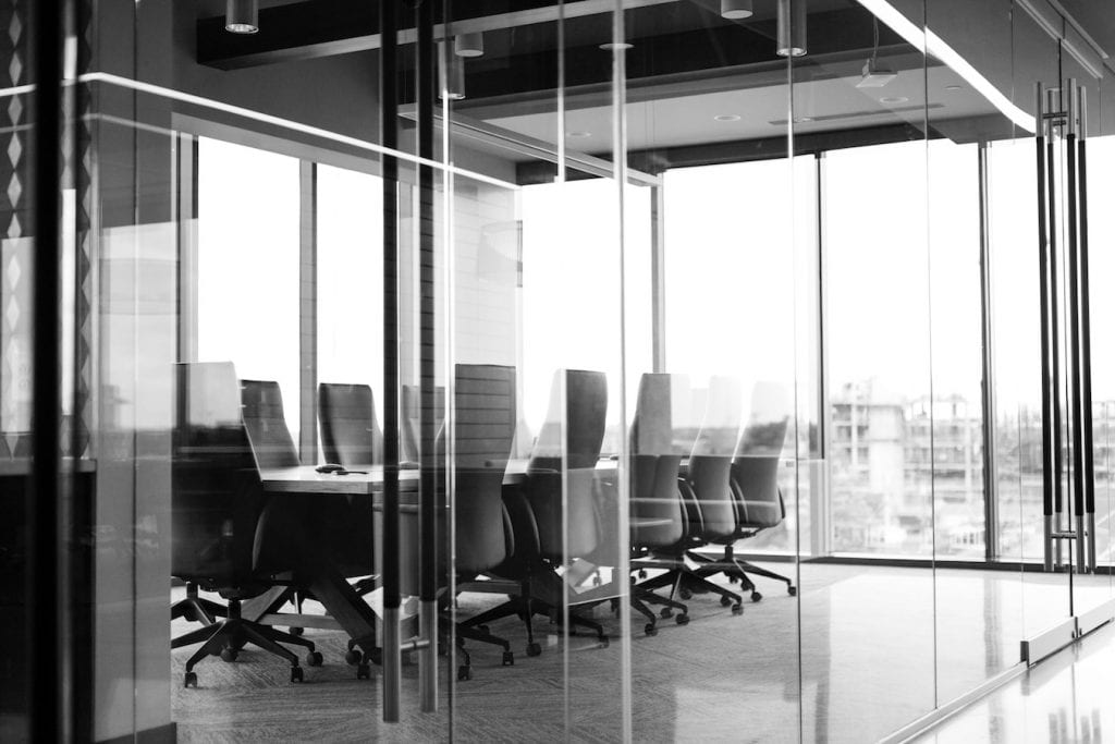 glass partition office walls